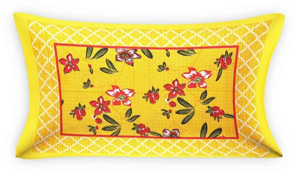 100%_Cotton_Printed_Single_Bedsheet_(Yellow)